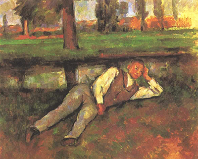 Boy Resting Paul Cezanne